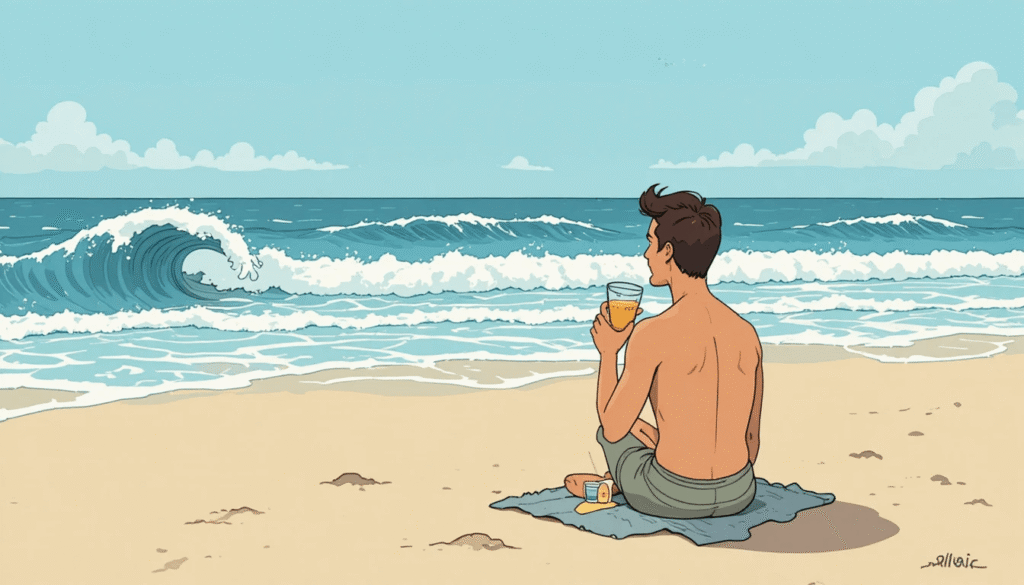 crypto-waves-patience-beach-scene